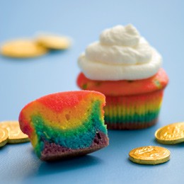 Rainbow cupcakes
